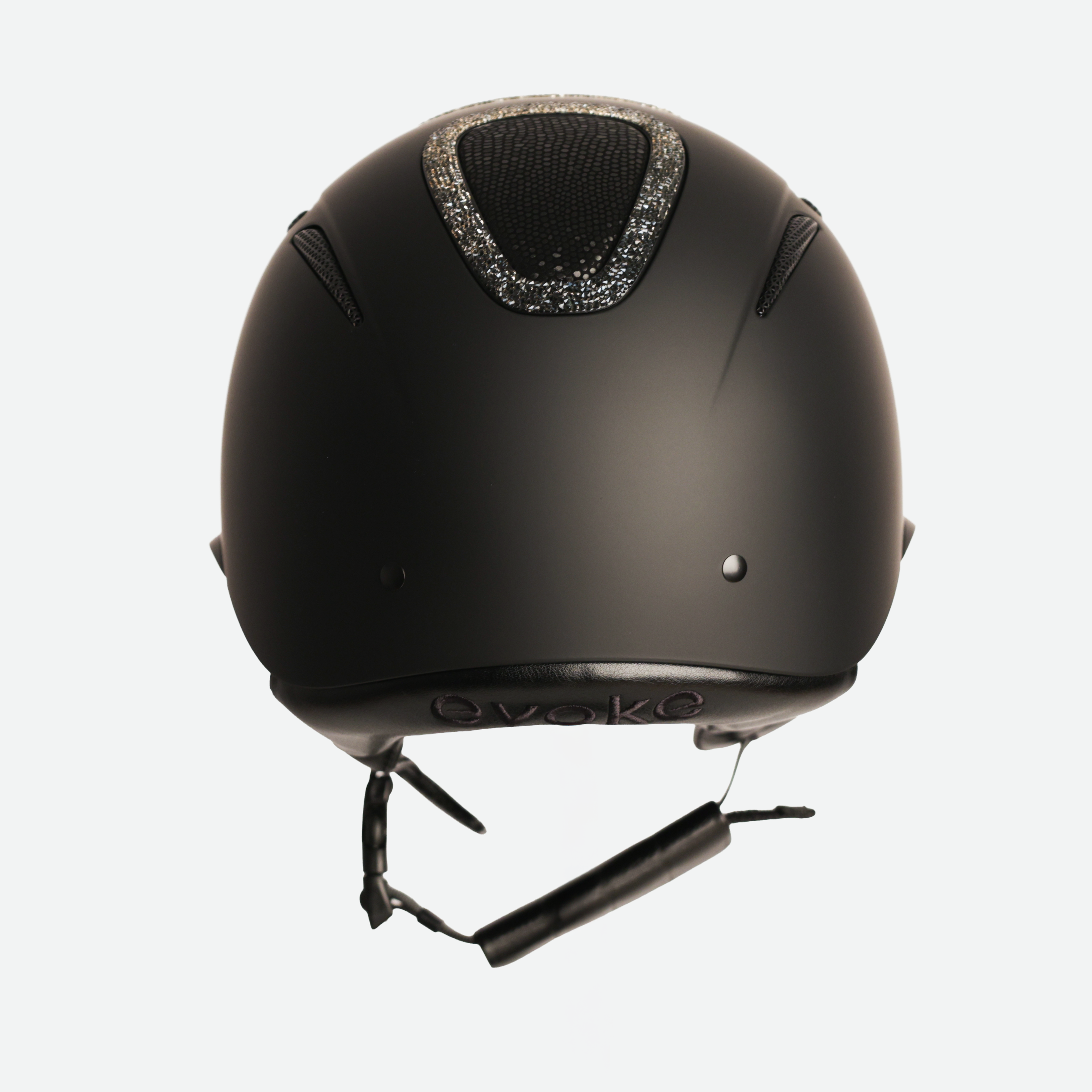 Elara Wide Peak Black Viper Steel Crystal Frame
