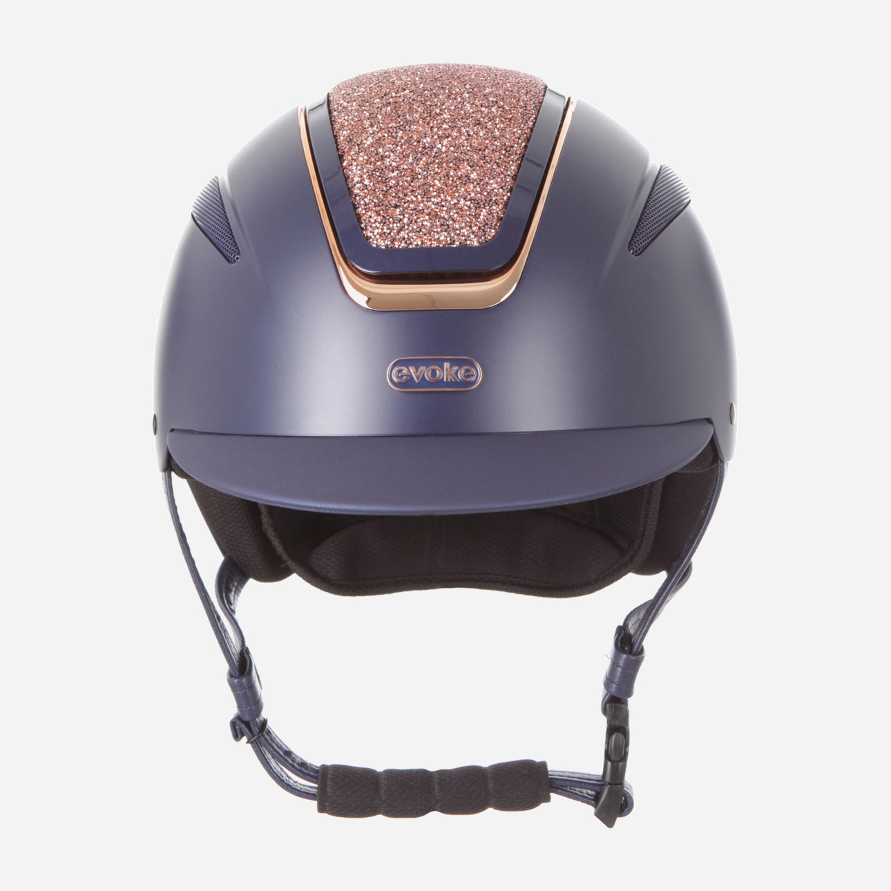 Callisto Classic Peak Navy Rose Gold Crystal