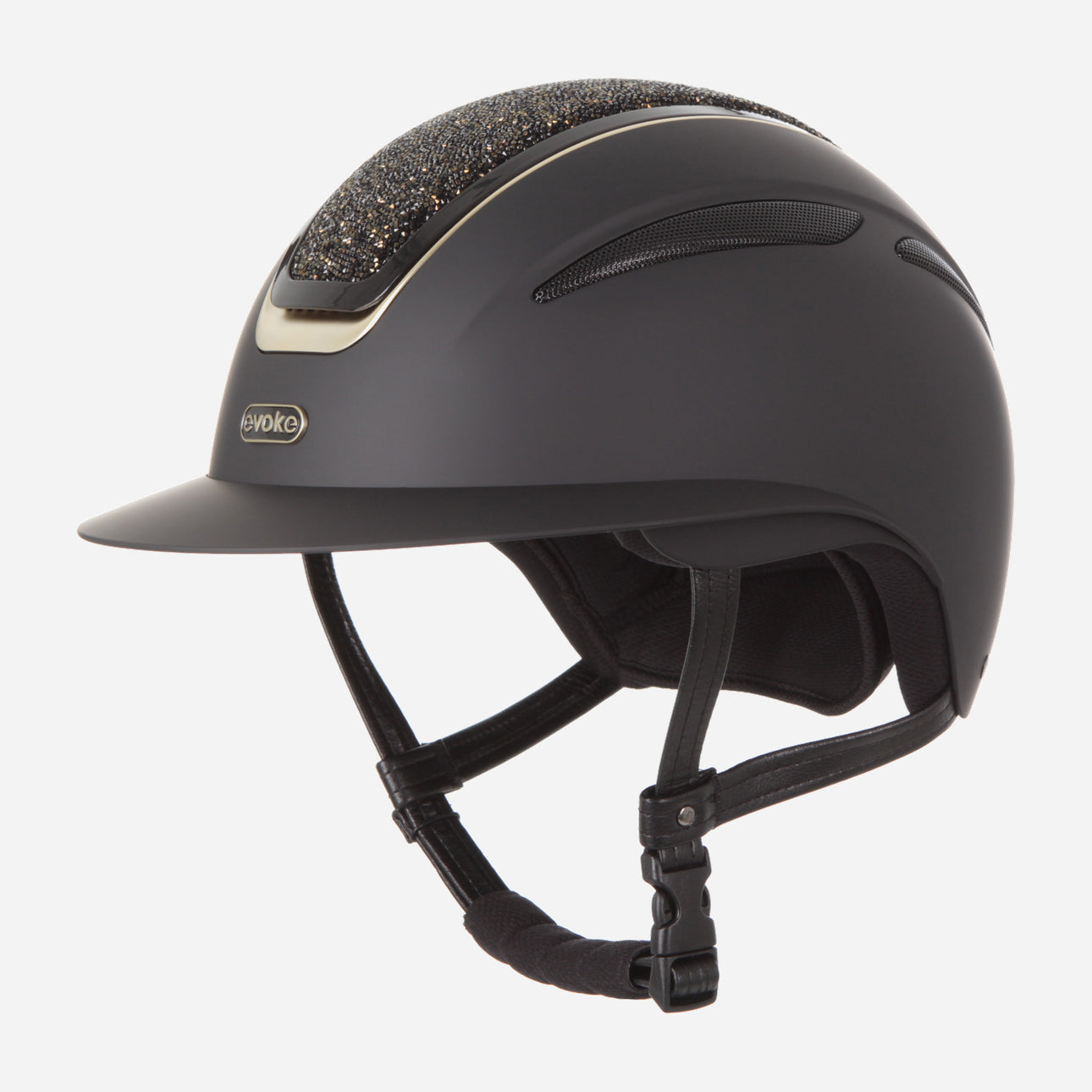 Callisto Wide Peak Black Gold Crystal