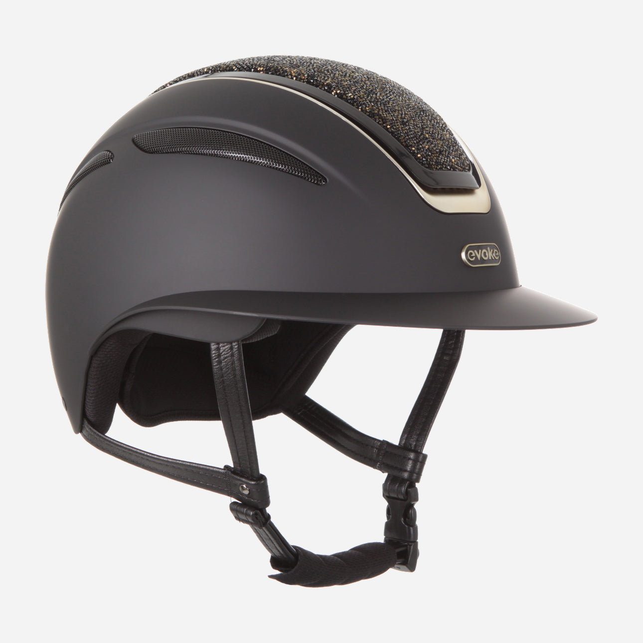 Callisto Wide Peak Black Gold Crystal