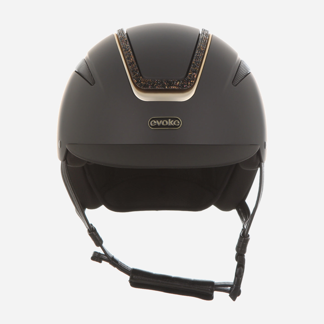 Callisto Classic Peak Black Gold Crystal Frame