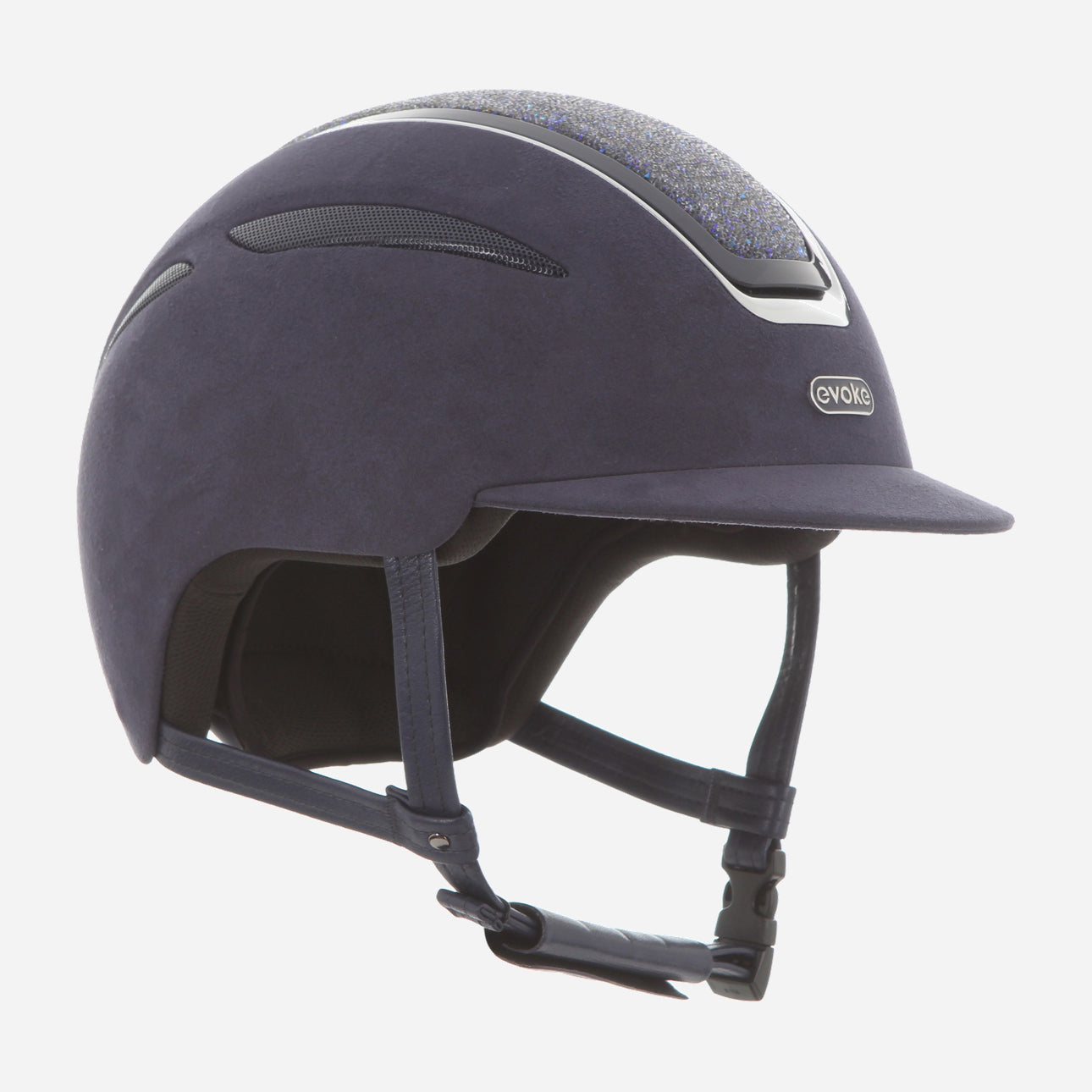 Callisto Classic Peak Cool Blue Suede Blue Crystal