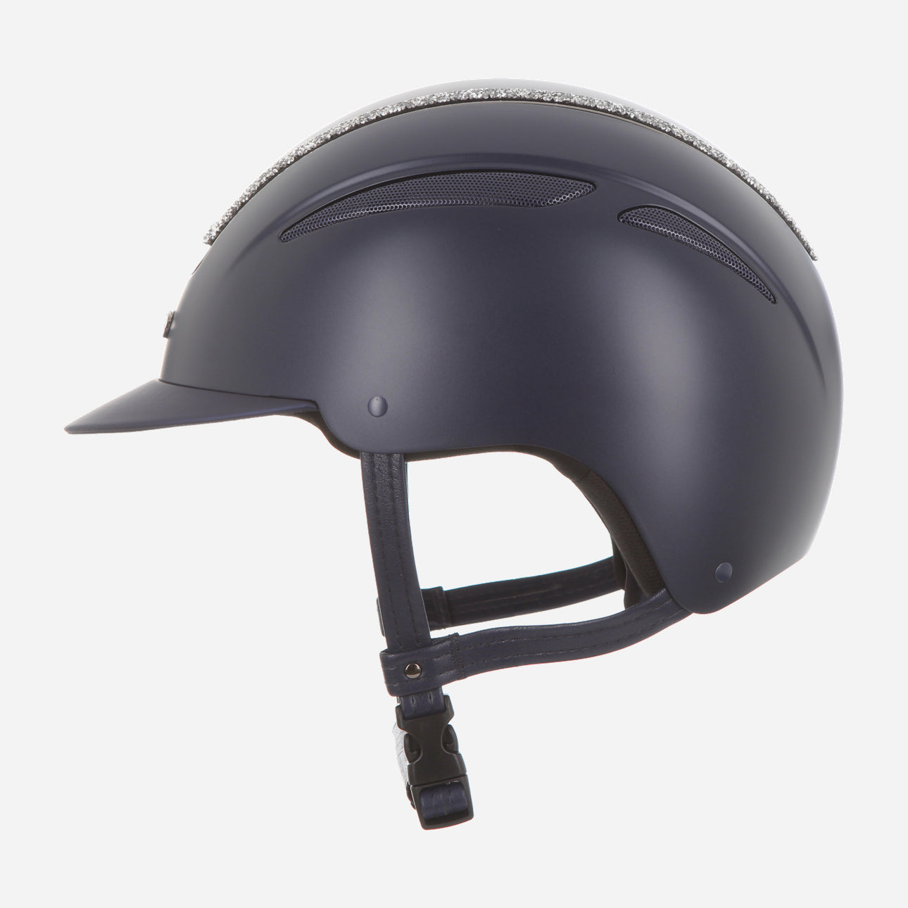 Callisto Classic Peak Navy Silver Crystal Frame