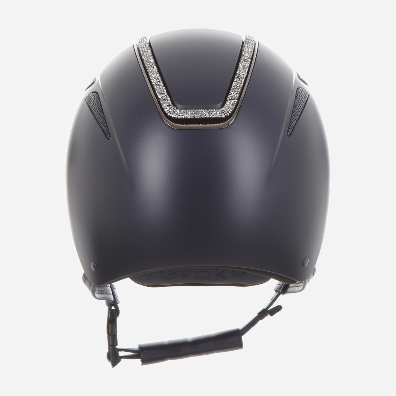 Callisto Classic Peak Navy Silver Crystal Frame