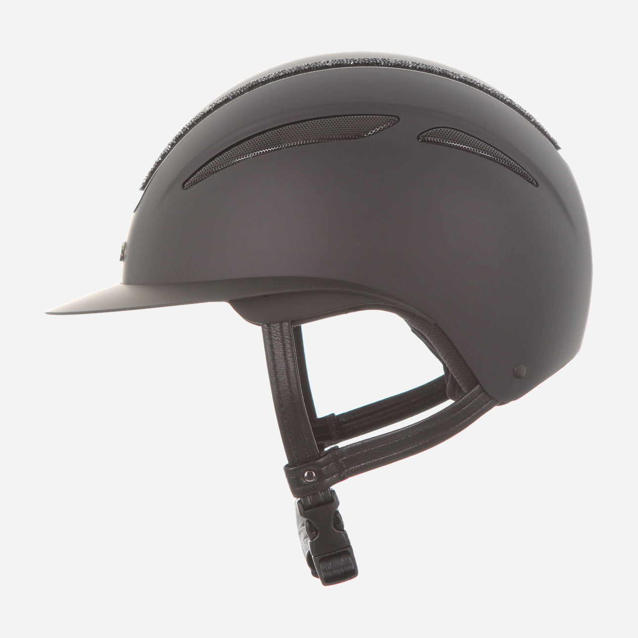 Callisto Wide Peak Black Black Crystal Frame