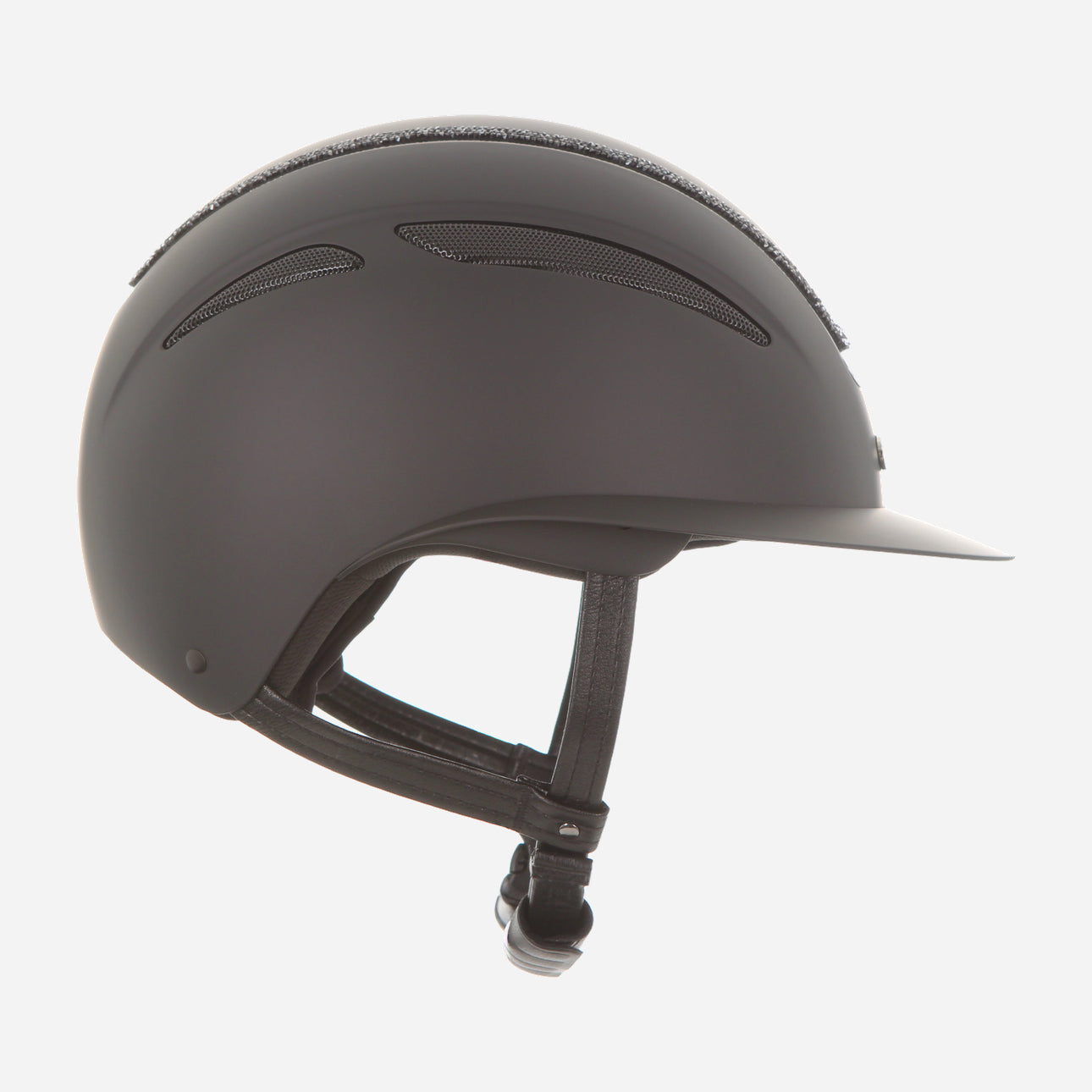 Callisto Wide Peak Black Black Crystal Frame