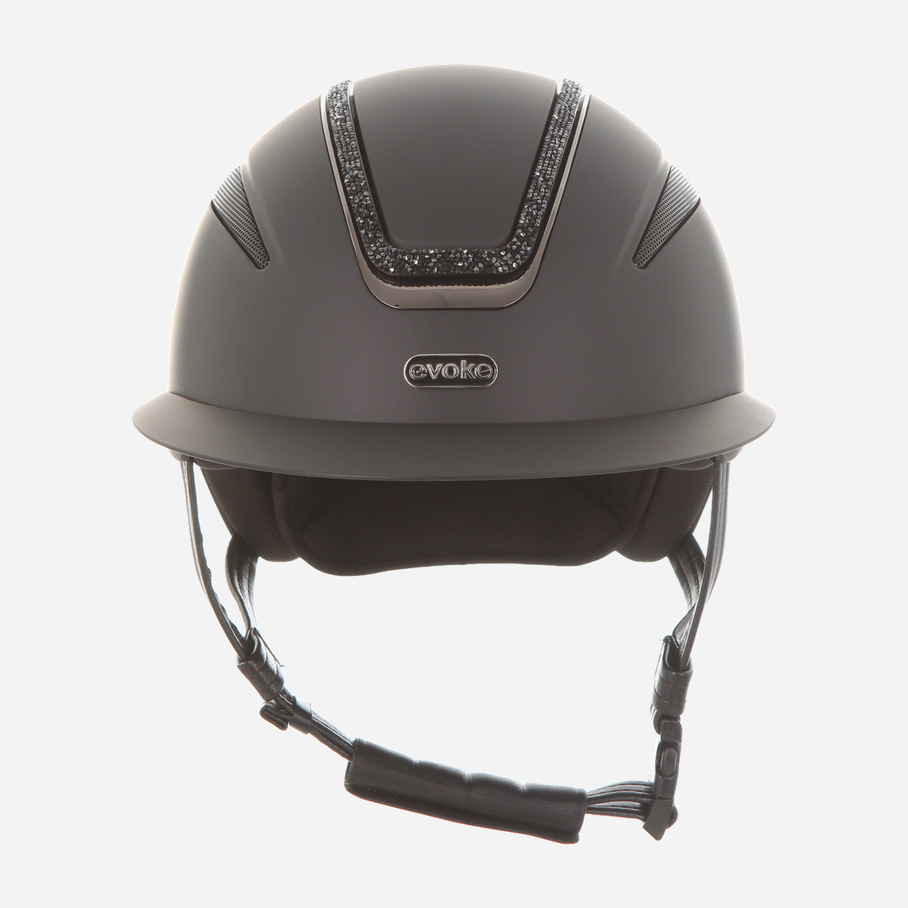 Callisto Wide Peak Black Black Crystal Frame