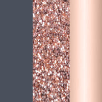 Navy Rose Gold Crystal