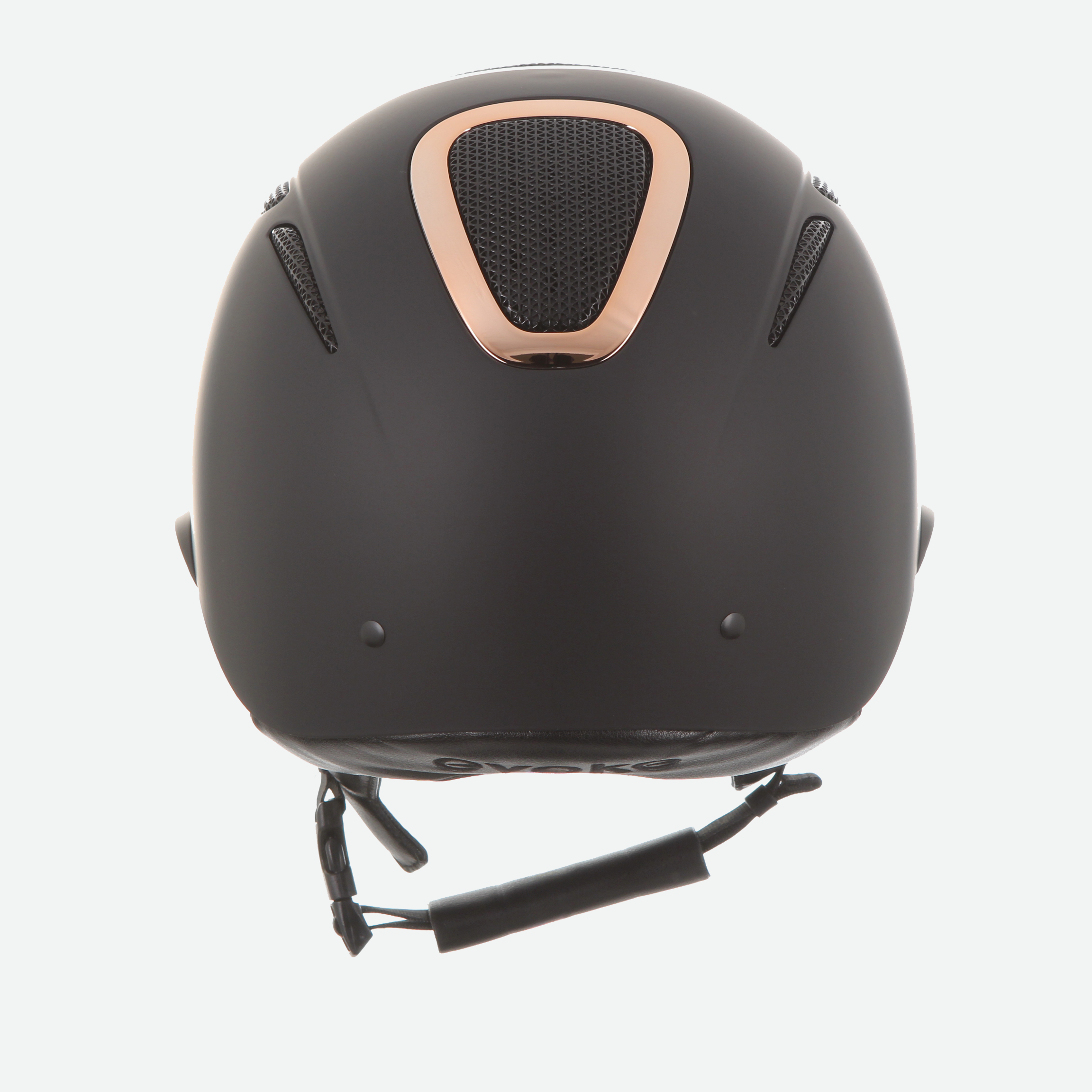 Elara Wide Peak Black Rose Gold