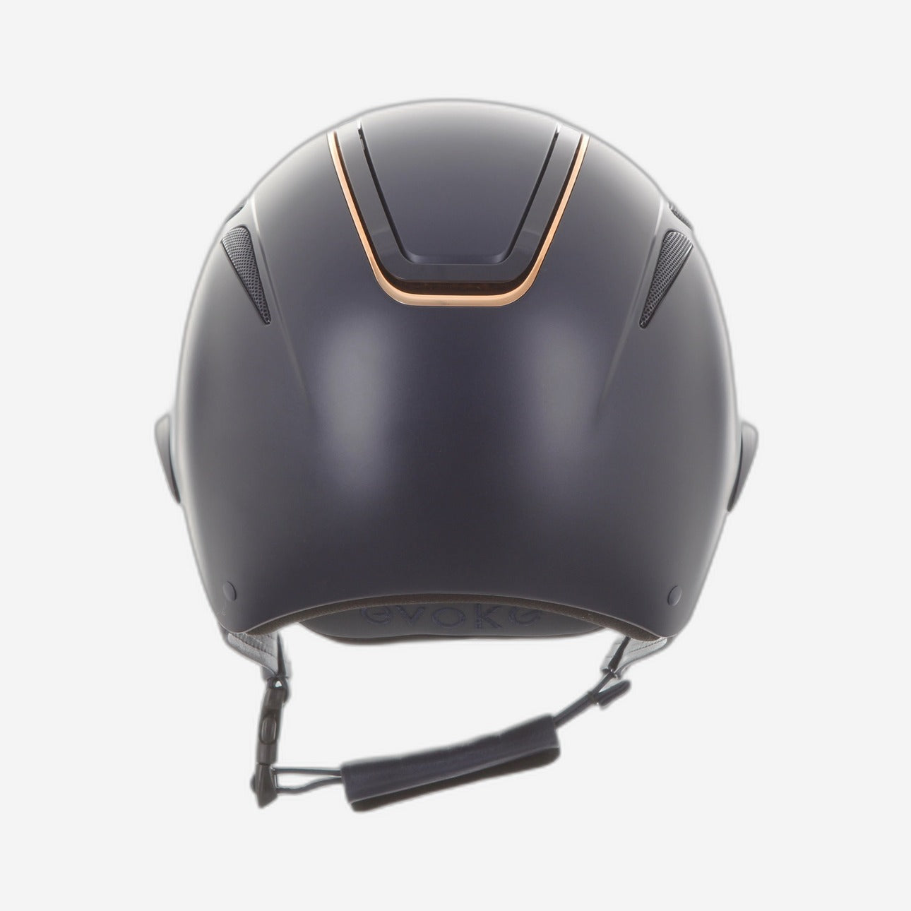 Callisto Wide Peak Navy Rose Gold