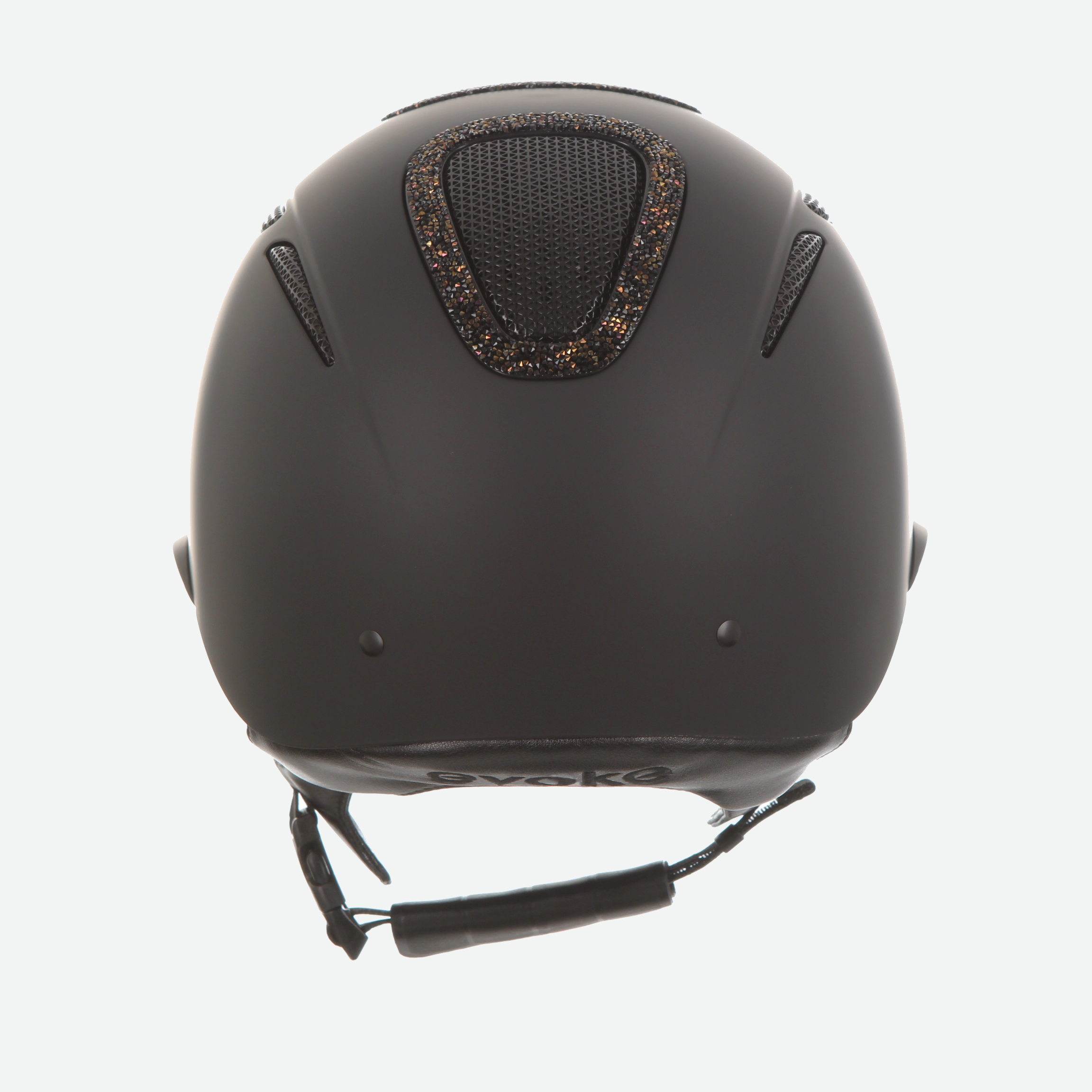 Elara Wide Peak Black Gold Crystal Frame