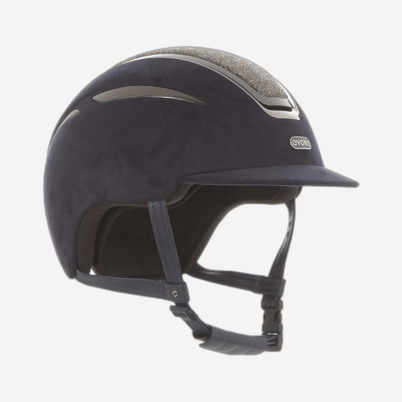 Callisto Classic Peak Navy Suede Steel Crystal