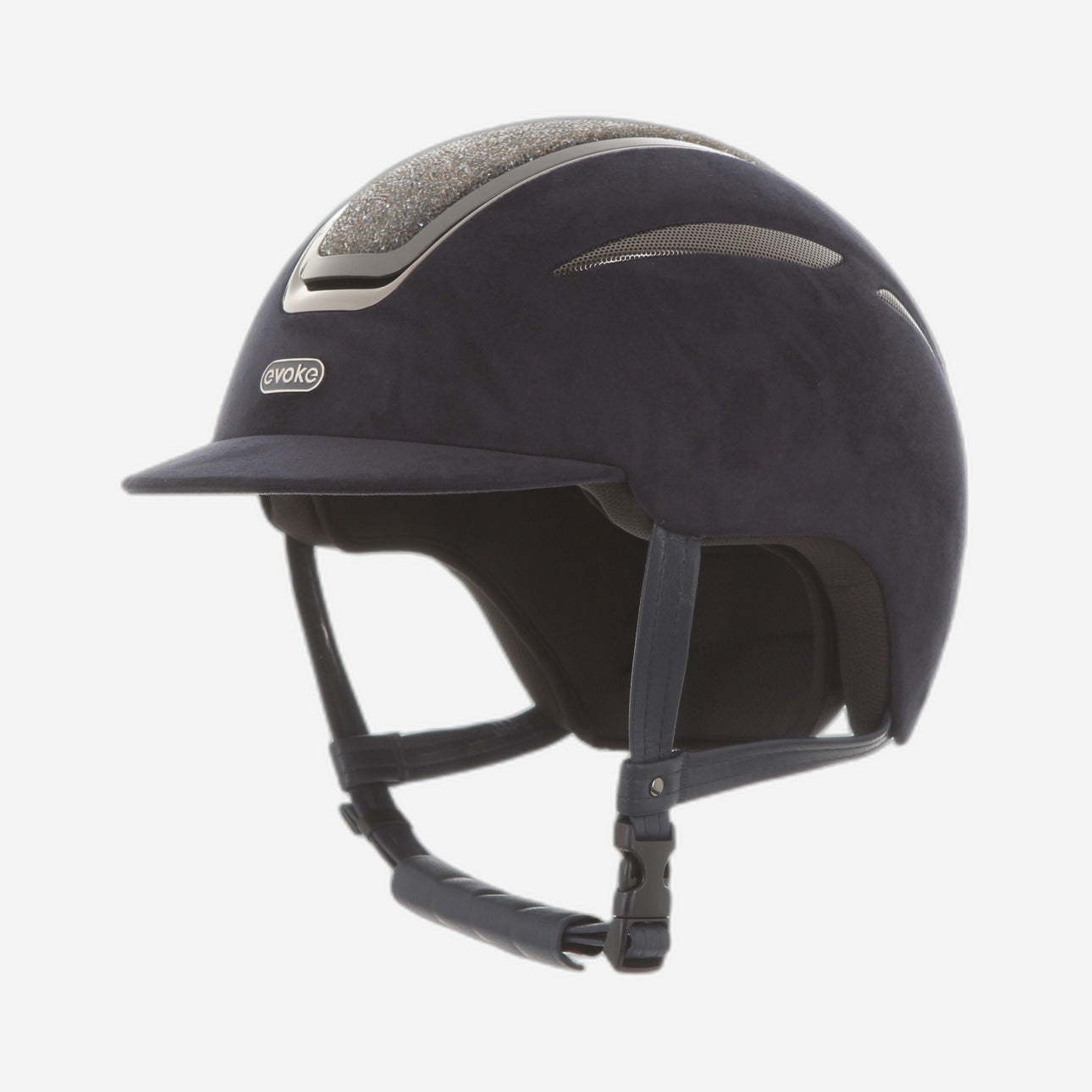 Callisto Classic Peak Navy Suede Steel Crystal