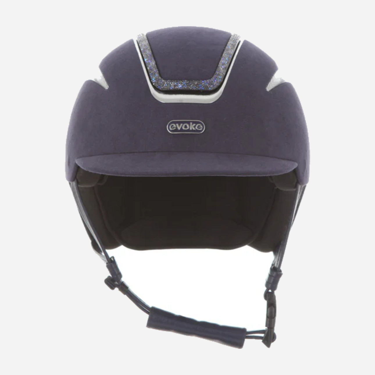 Callisto Classic Peak Cool Blue Suede Blue Crystal Frame