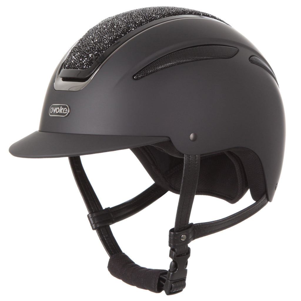 Callisto Classic Peak Helmet In Black Crystal
