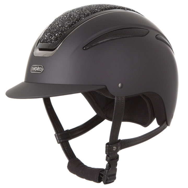 Callisto Classic Peak Helmet In Black Crystal 