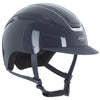 Callisto Classic Peak  Helmet In Navy Metallic Chrome