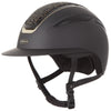 Callisto Wide Peak Helmet In Black Gold Crystal