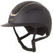 Load image into Gallery viewer, Callisto Wide Peak Helmet In Black Gold Crystal