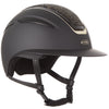 Callisto Wide Peak Helmet In Black Gold Crystal