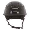 Callisto Wide Peak Helmet In Black Metallic Gunmetal