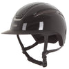 Callisto Wide Peak Helmet In Black Metallic Gunmetal