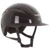 Callisto Wide Peak Helmet In Black Metallic Gunmetal