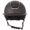 Callisto Wide Peak Helmet In Black Rose Gold