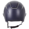Callisto Wide Peak Helmet In Navy Chrome