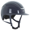 Callisto Wide Peak Helmet In Navy Metallic Chrome