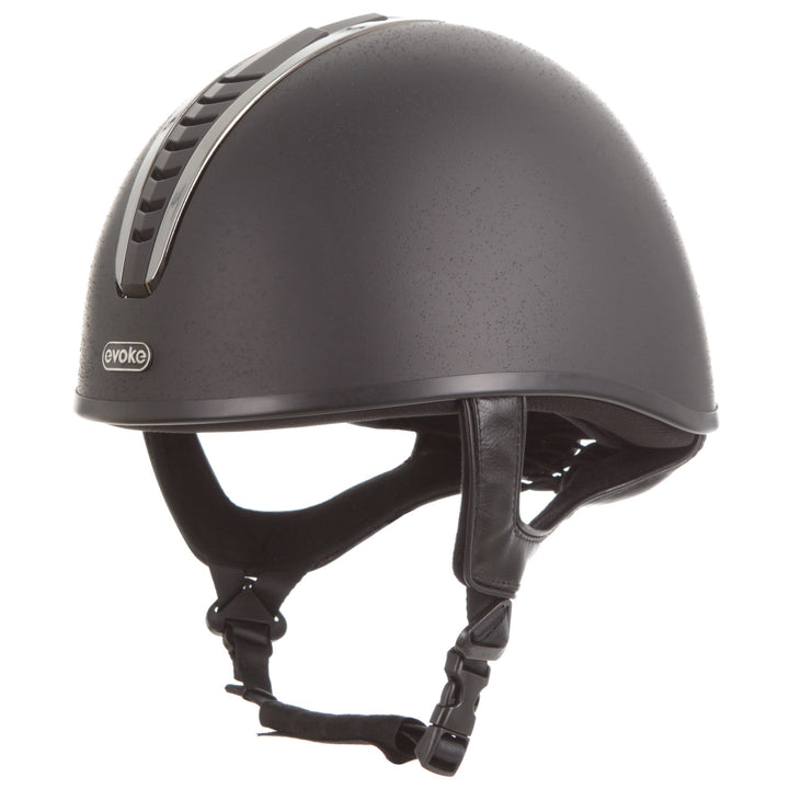 Orion Jockey Skull Helmet In Black Gunmetal 