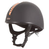 Orion Jockey Skull Helmet In Black Rose Gold