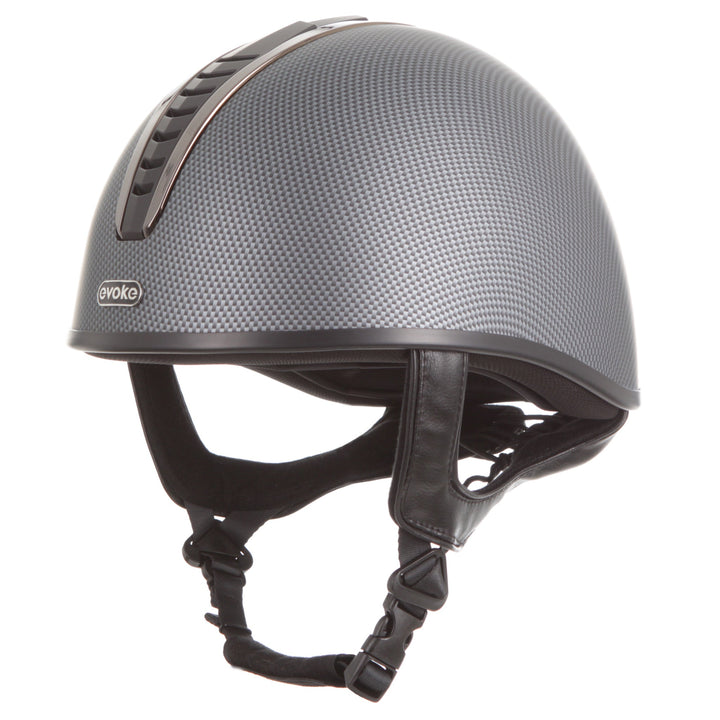 Orion Jockey Skull Helmet In Carbon Black Gunmetal