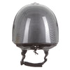 Orion Jockey Skull  Helmet In High Shine Carbon Gunmetal Black