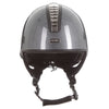 Orion Jockey Skull  Helmet In High Shine Carbon Gunmetal Black