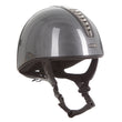 Load image into Gallery viewer, Orion Jockey Skull  Helmet In High Shine Carbon Gunmetal Black