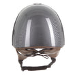 Load image into Gallery viewer, Orion Jockey Skull  Helmet In High Shine Carbon Gunmetal Tan