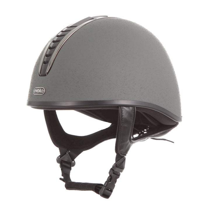 Orion Jockey Skull Helmet In Slate Black Gunmetal
