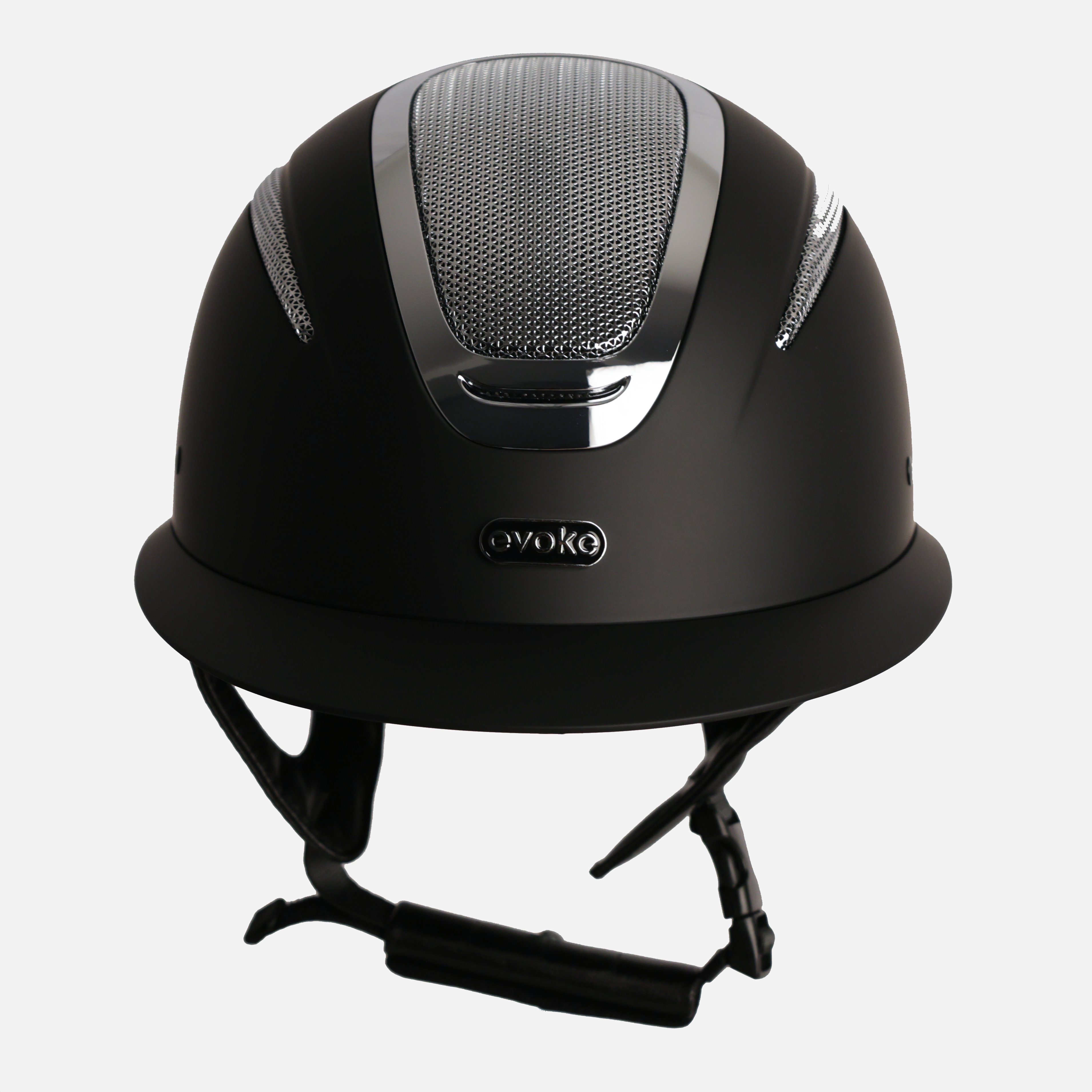 Elara Wide Peak Black Silver Chrome