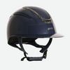 Elara Wide Peak Navy Metallic Steel Crystal Frame