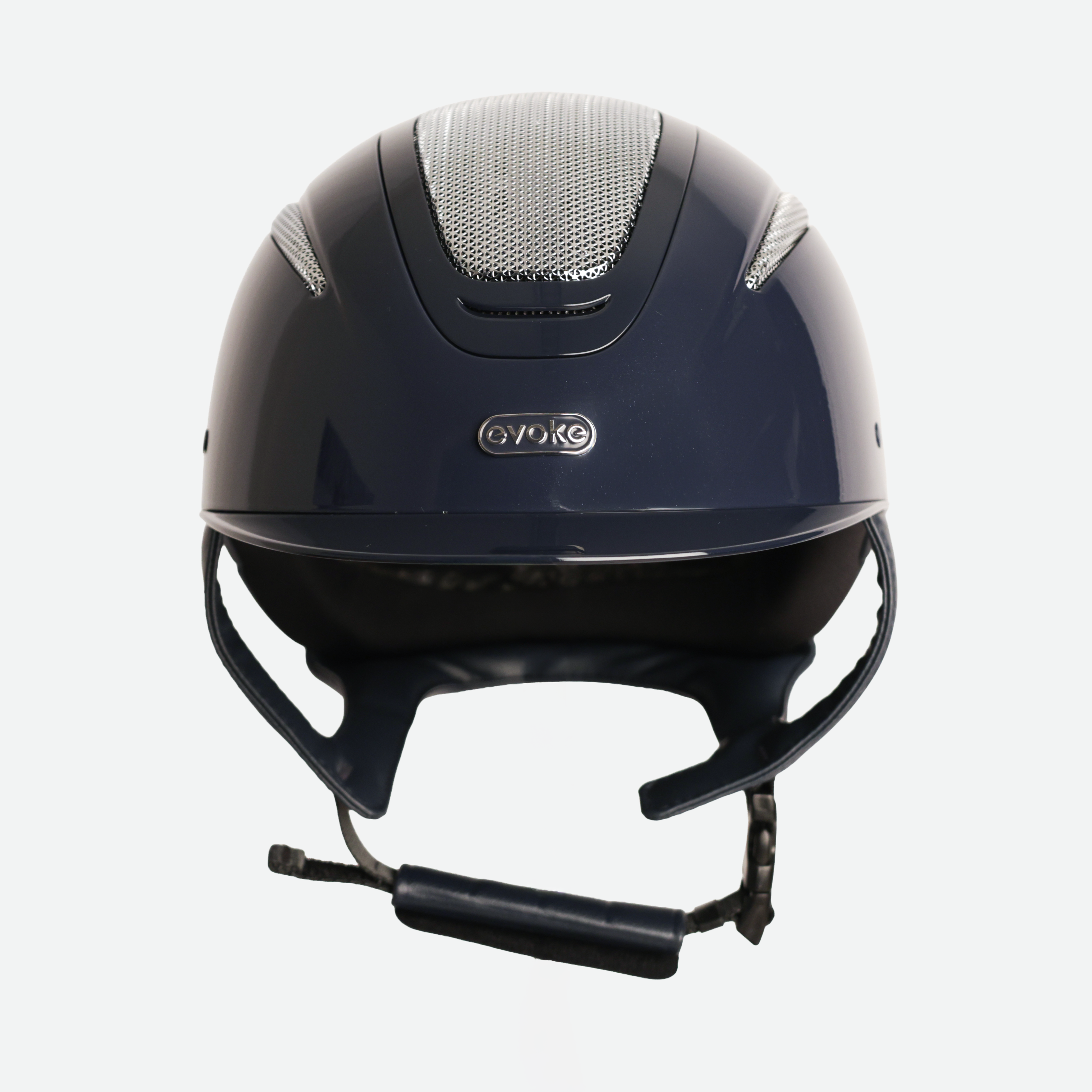 Elara Classic Peak Navy Metallic Silver Chrome