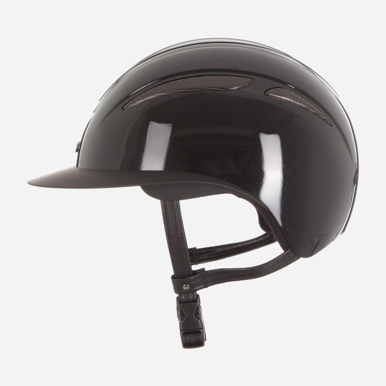 Callisto Wide Peak Black Metallic Gunmetal
