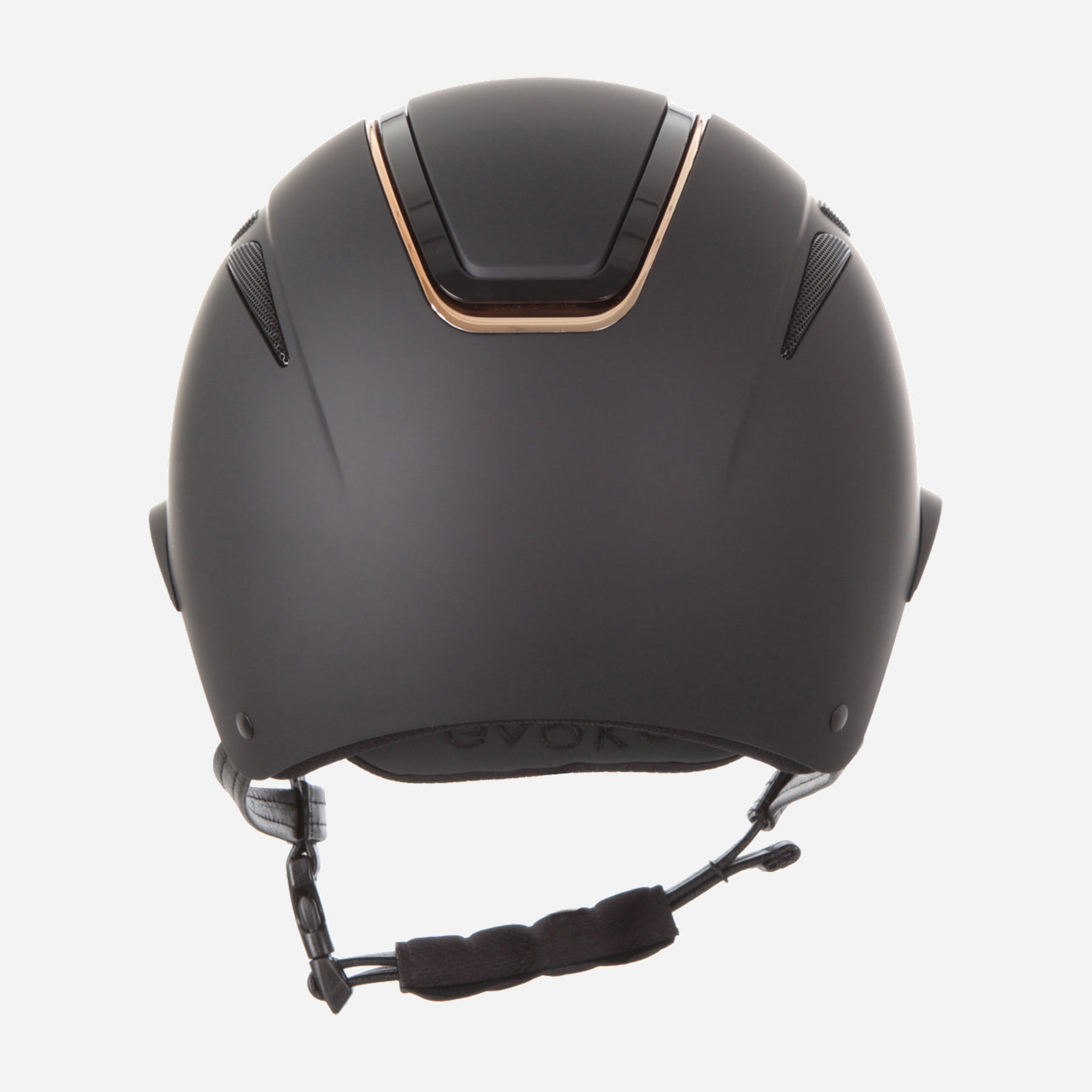 Callisto Wide Peak Black Rose Gold