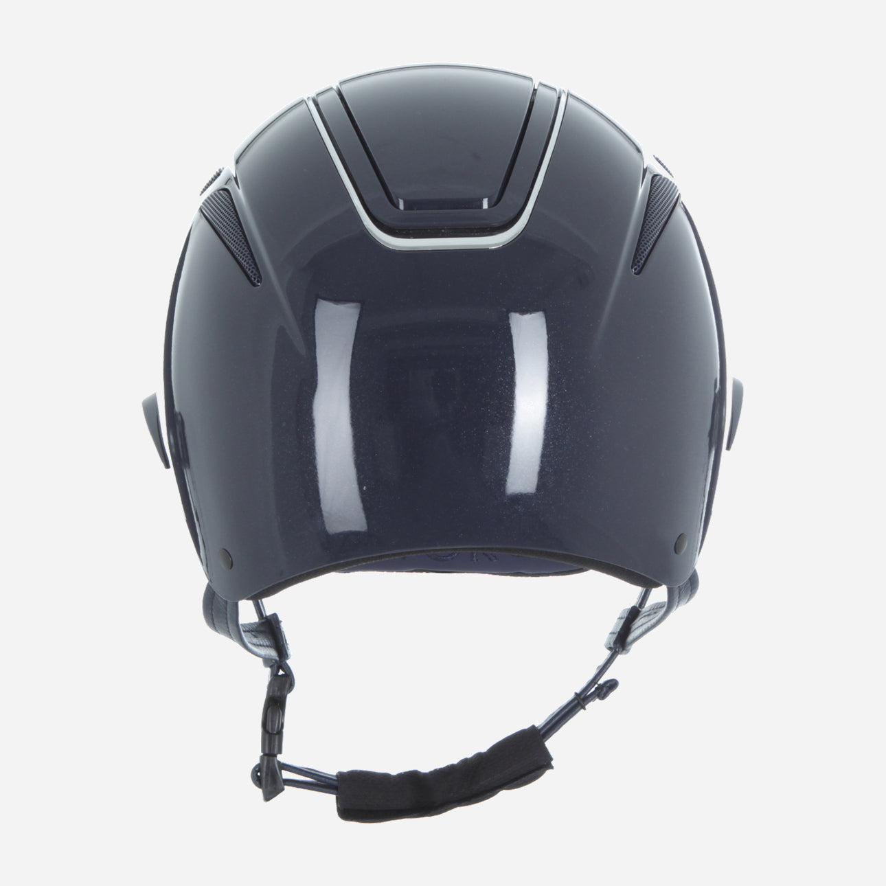 Callisto Wide Peak Navy Metallic Chrome