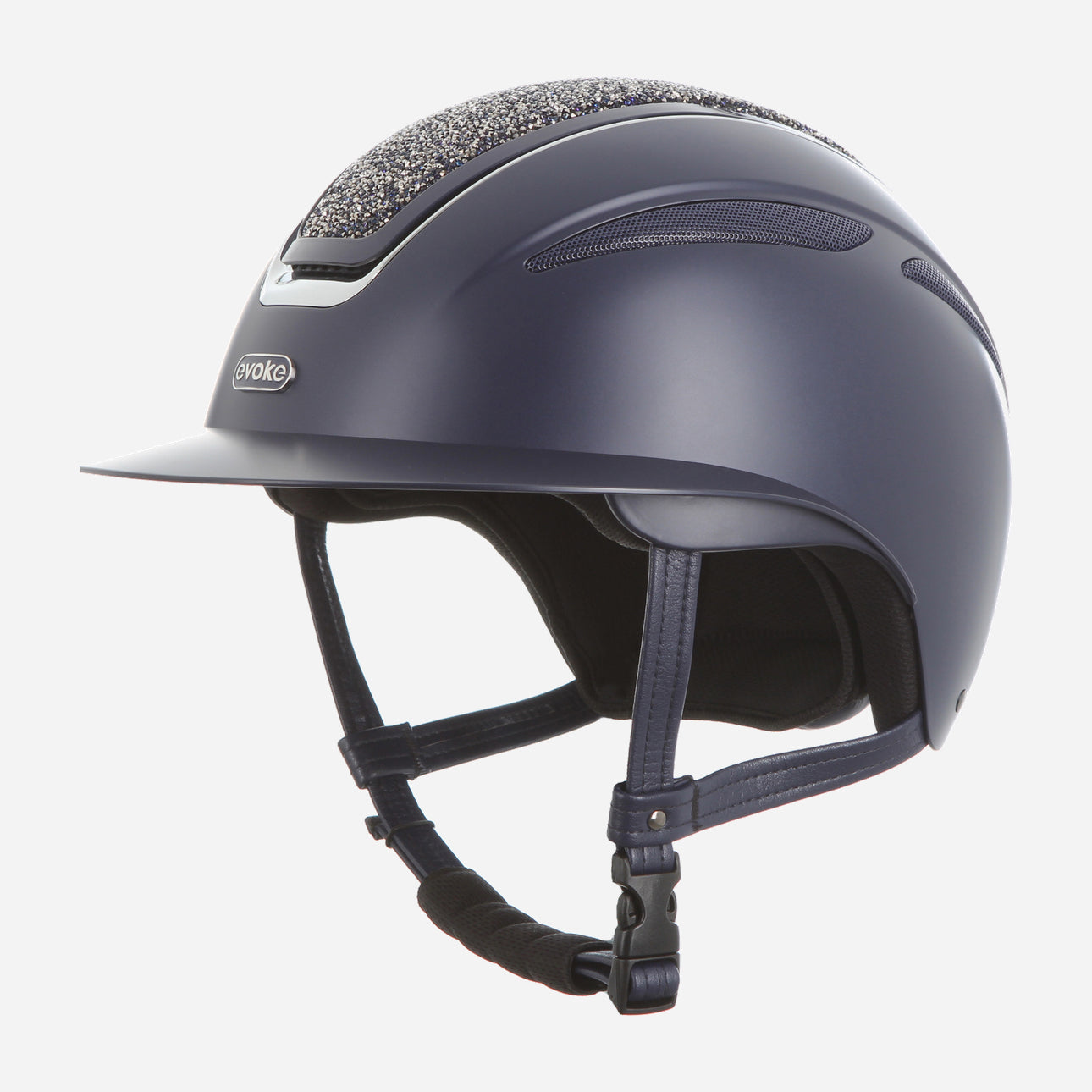 Callisto Wide Peak Navy Navy Crystal
