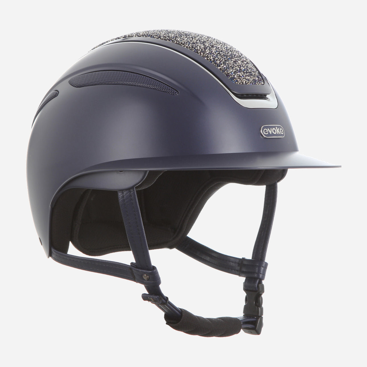 Callisto Wide Peak Navy Navy Crystal