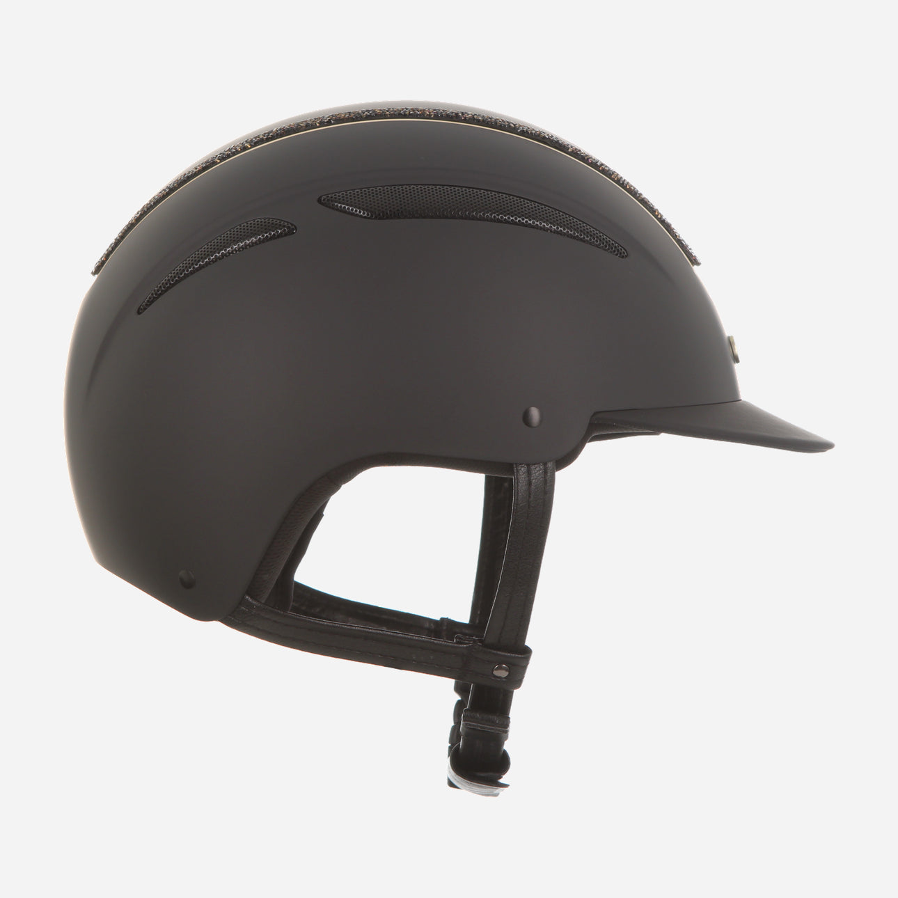 Callisto Classic Peak Black Gold Crystal Frame