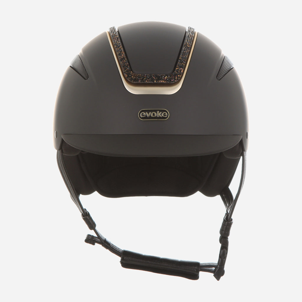 Callisto Classic Peak Black Gold Crystal Frame