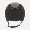 Callisto Classic Peak Black Suede Marcasite Crystal