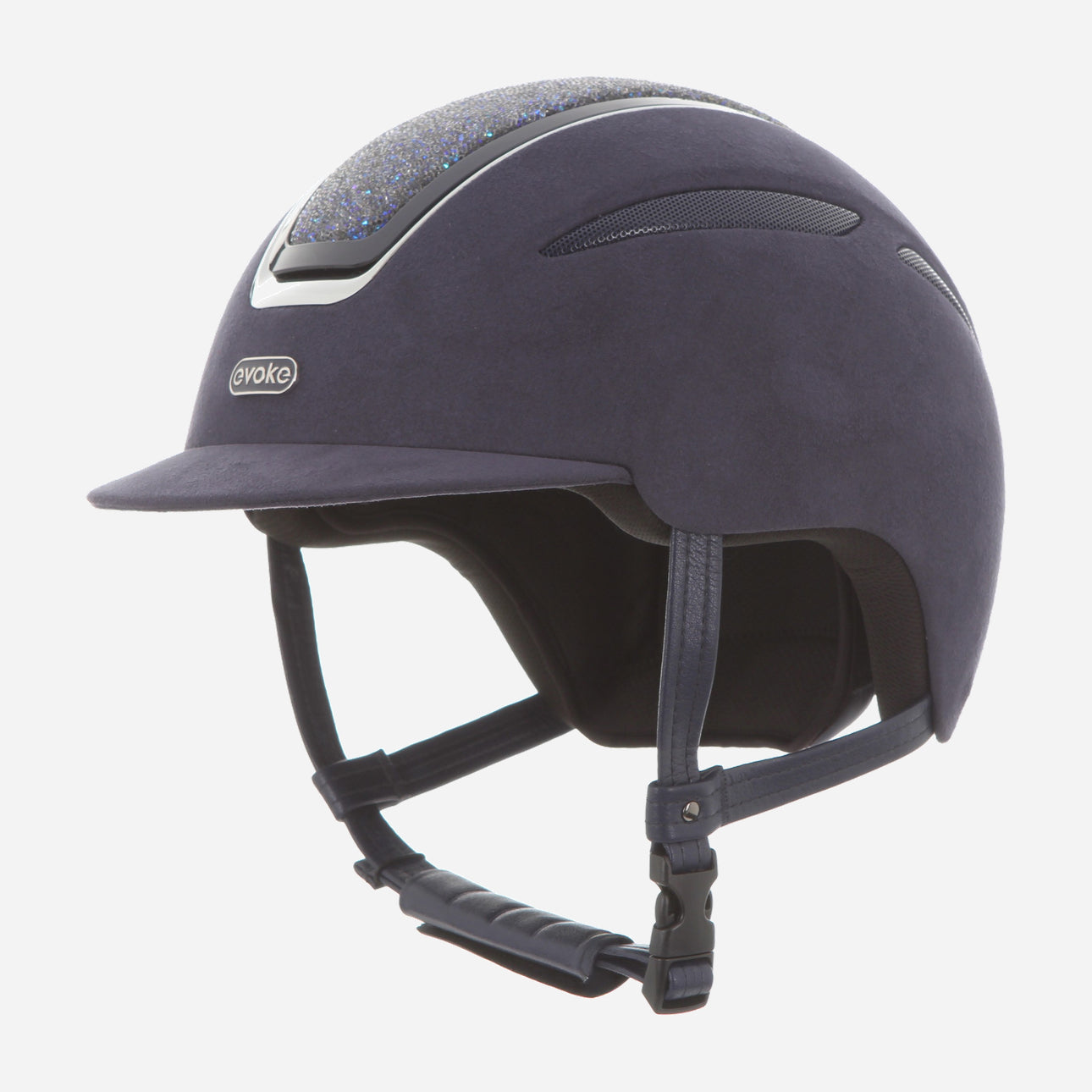 Callisto Classic Peak Cool Blue Suede Blue Crystal